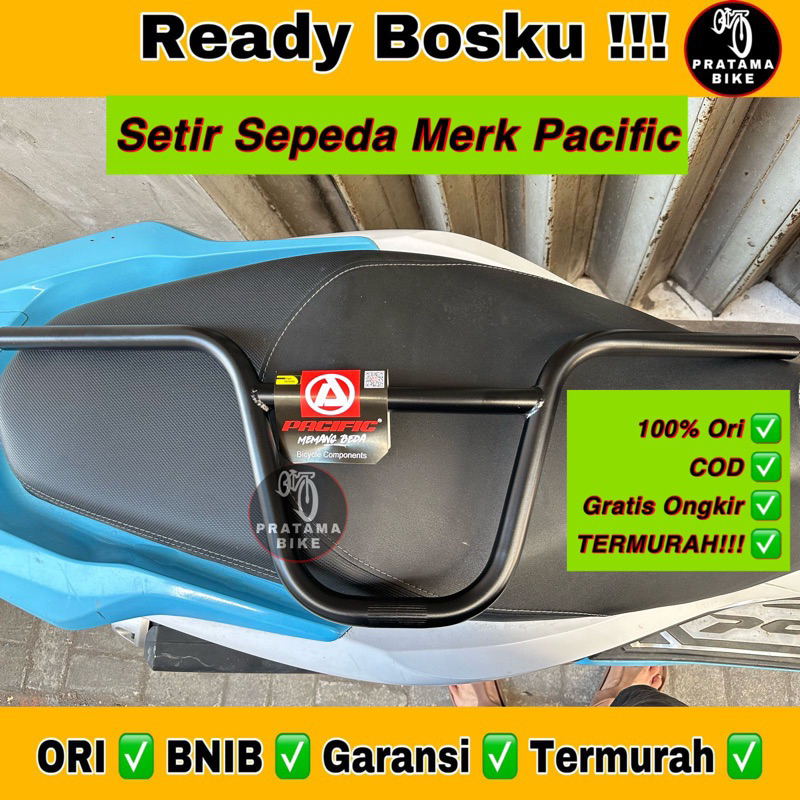Stang Setir Stir Sepeda BMX 20 Model Jumbo PACIFIC Murah