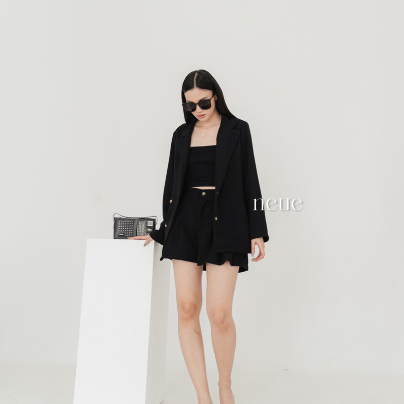 [neue] Eisley Blazer Set | Pakaian Set Wanita | Oneset Atasan & Bawahan