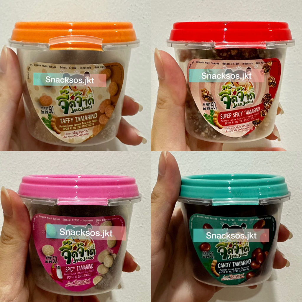 

JEEDJARD TAFFY TAMARIN / SPICY TAMARIND / SUPER SPICY / CANDY TAMARIN - JEED JARD