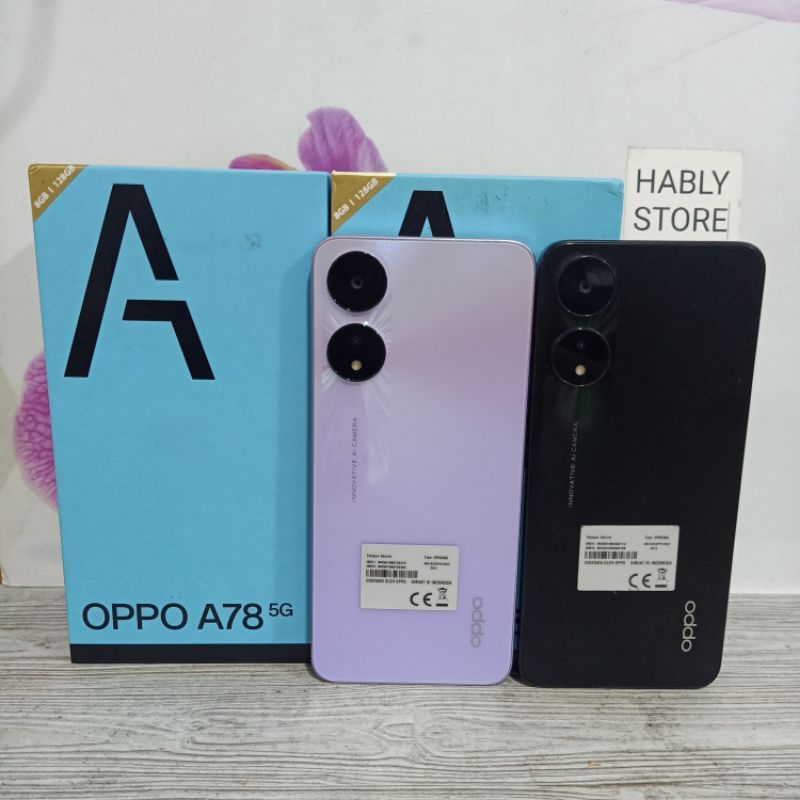 OPPO A78 5G 8/128GB SECOND FULLSET