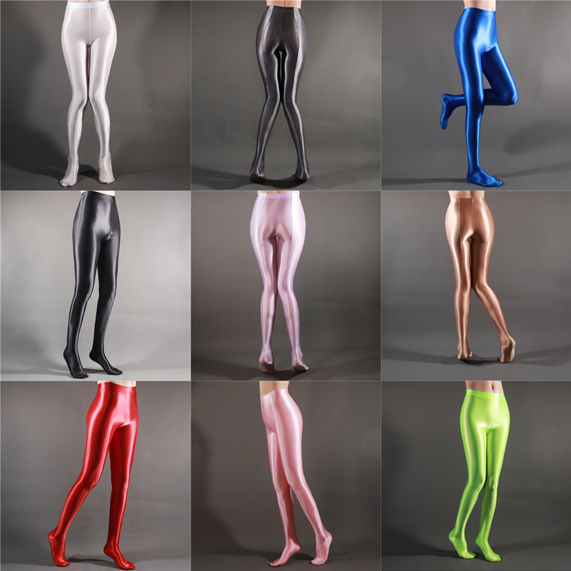 Legging Spandex Pantyhose shiny high elastic