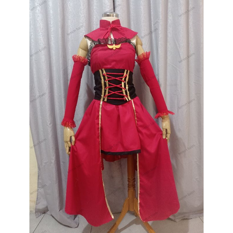 [ REAL PIC ] Anime Takt. Op Destiny Kostum Cosplay Red Dress