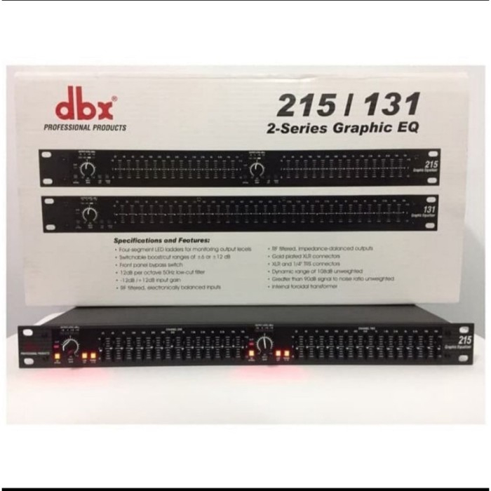 Equaliser Dbx 215 / 131 Grade A Dbx215 Dbx131 Equaliser