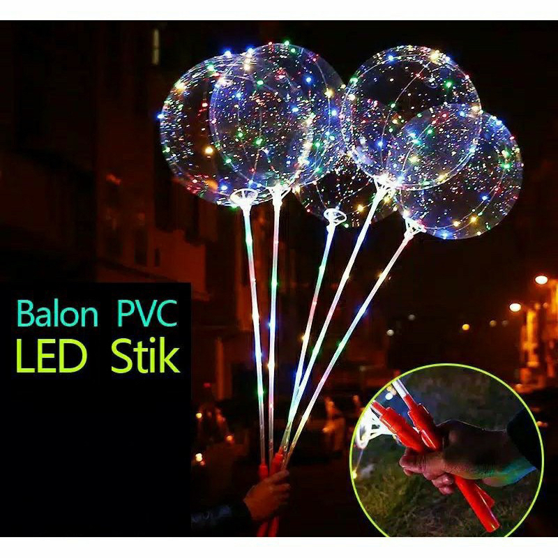 Balon LED Stick Warna Warni 60cm