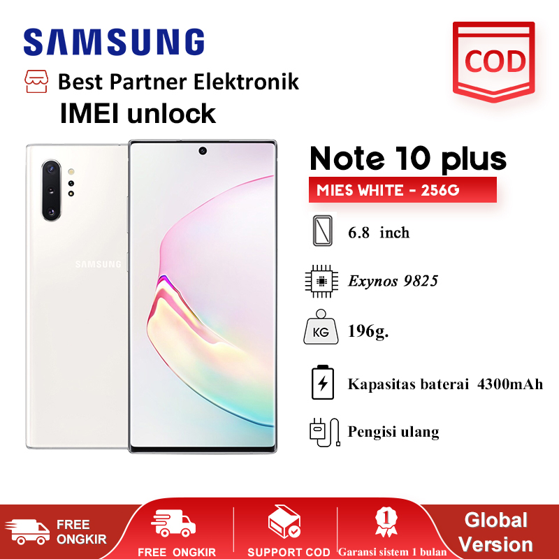 SAMSUNG GALAXY NOTE 10/ Note10+ 5G SEKEN MULUS 99% LIKE NEW