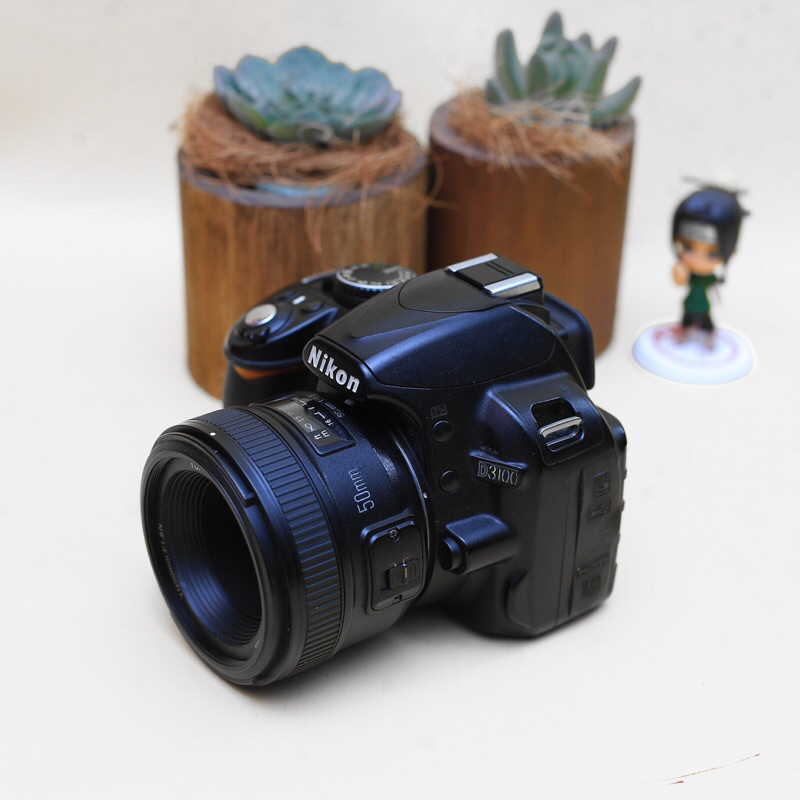 Nikon D3100 Lensa Fix 50mm F1.8 Yongnuo Kamera DSLR Vignet