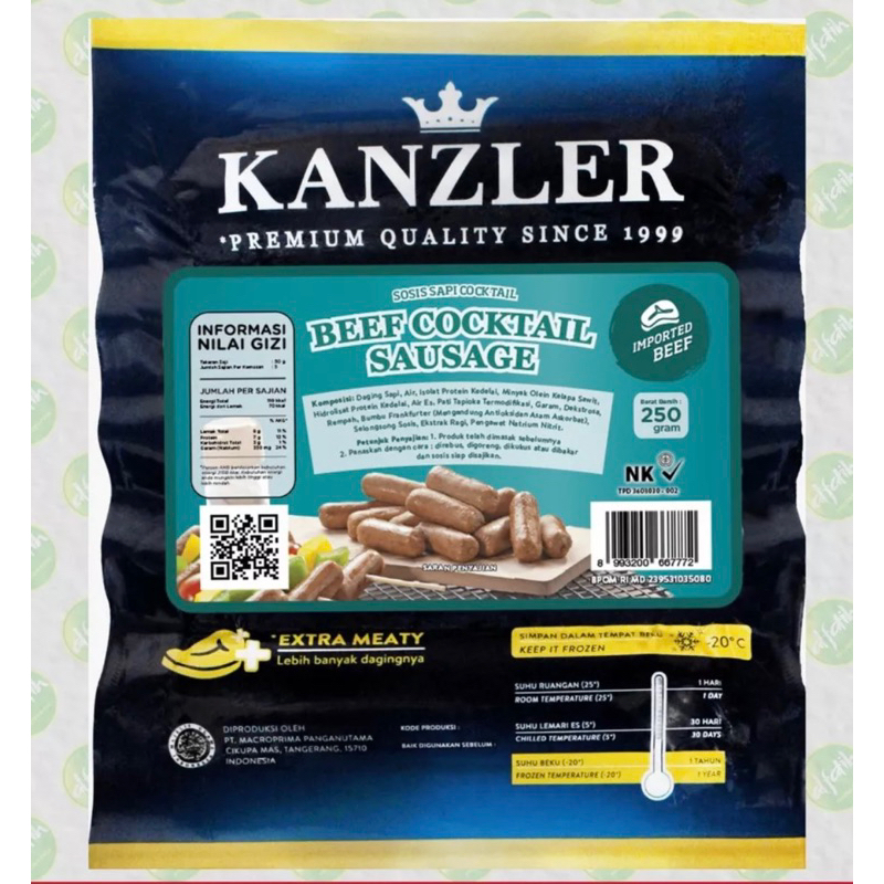 

kanzler sosis beef (250gr)