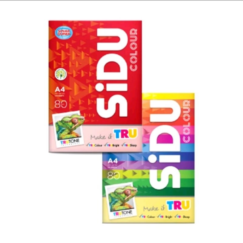 

Kertas HVS sidu Sinar Dunia warna Merah