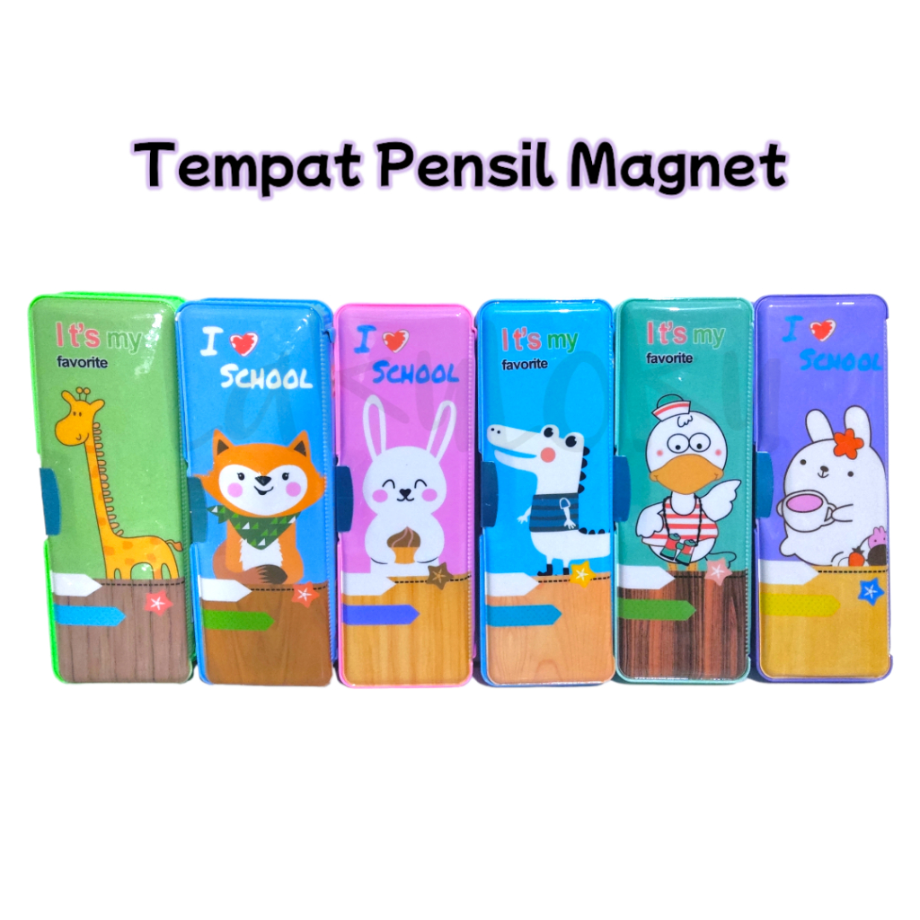 

Tempat Pensil / Pencil Case Magnet Gambar Lucu