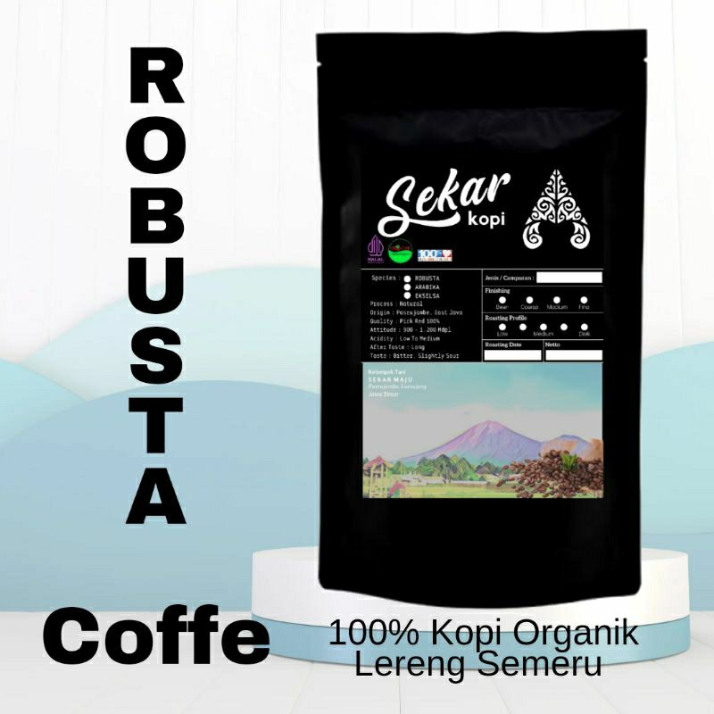 

250gr KOPI ROBUSTA MURNI ORIGINAL oplos