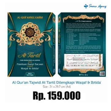 Alquran Tajwid Waqaf Ibtida At-Tartil A4 Al-Quran AtTartil Suara Agung