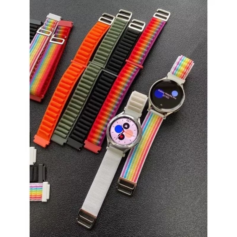 NA Strap 20mm Nylon Watch Garmin Venu Sq Music 2022 - Tali jam tangan Silikon Nilon