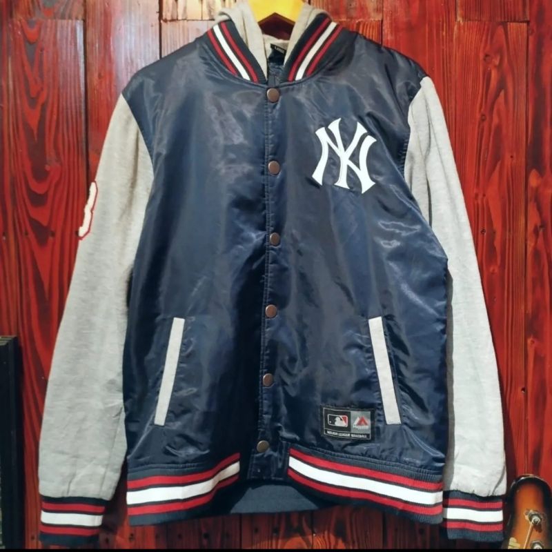 MLB X Majestic Hooded Jacket NY Yankees