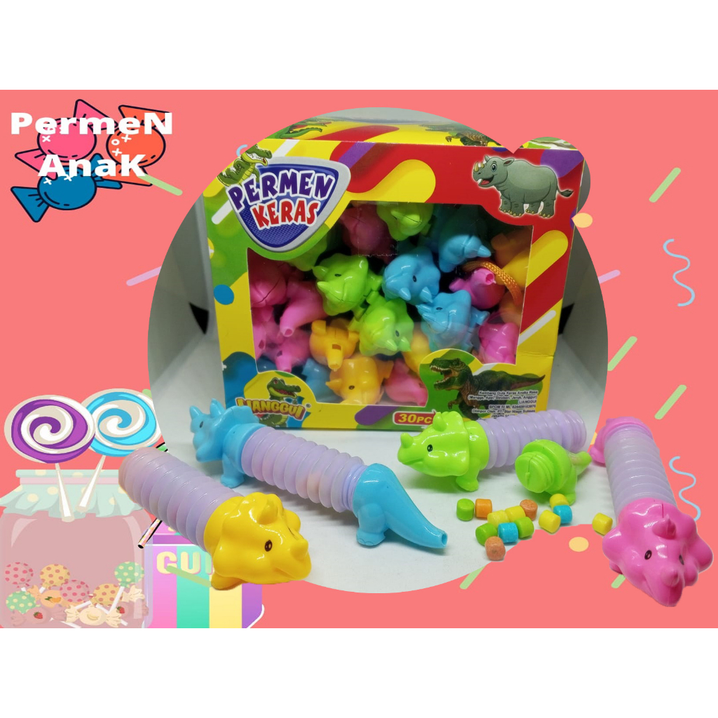 

permen anak warung mints dino perr 30pcs