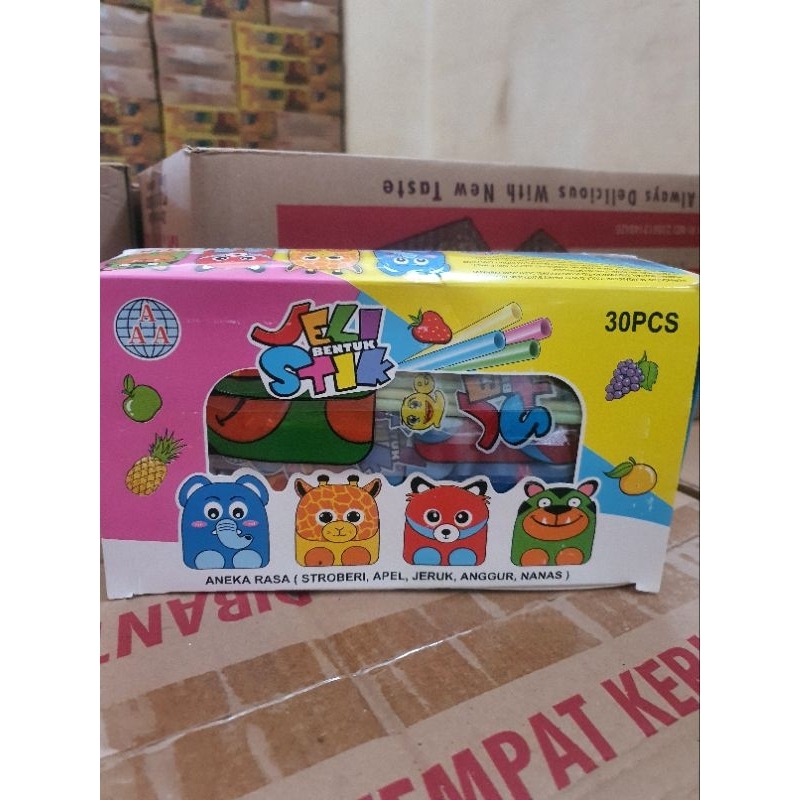 Permen Cemilan Snack Yoghurt Yogurt Stik Stick Hewan Mainan Anak Murah (isi 30 pcs)