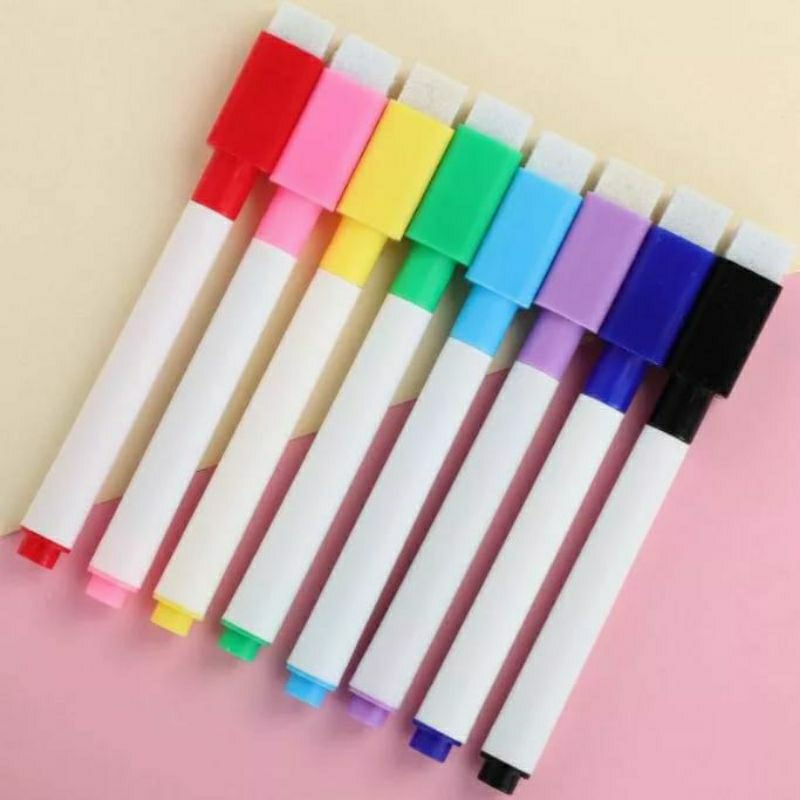 

Spidol Penghapus / Spidol Anak Warna Warni / Wife Clean Marker