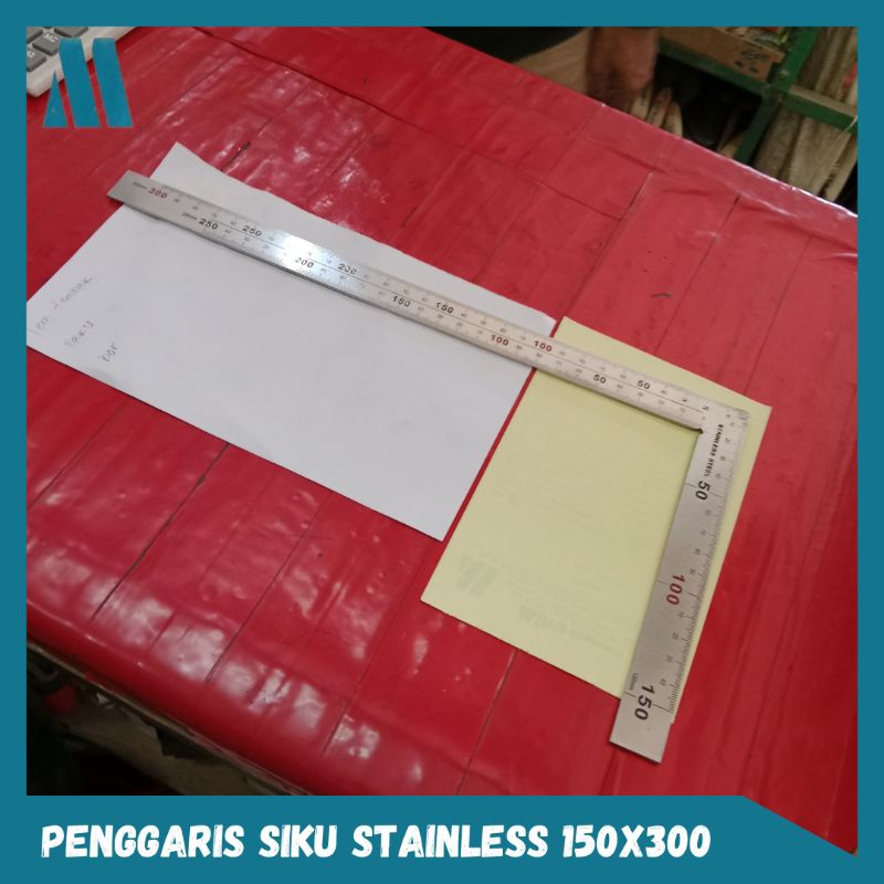 

Penggaris Siku Stainless 150x300