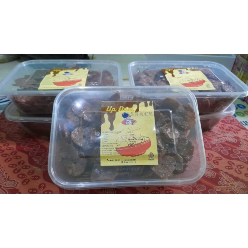 

kripik pisang coklat lumer