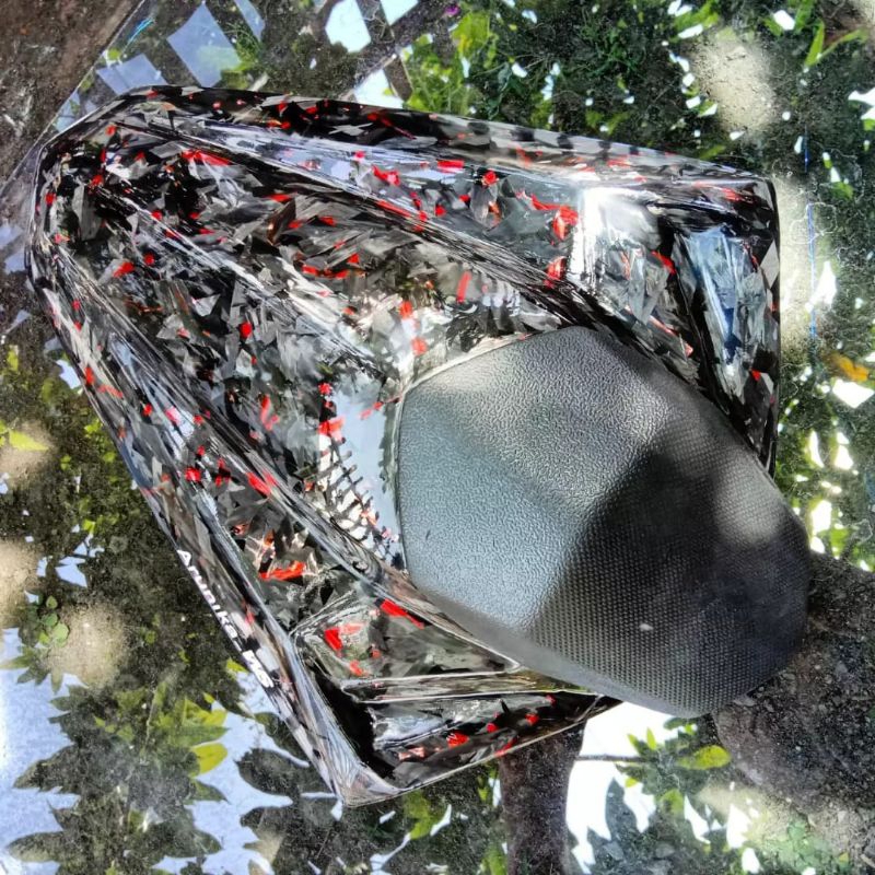 singleseat ninja 250fi carbon forged/kevlar / cover seat ninja