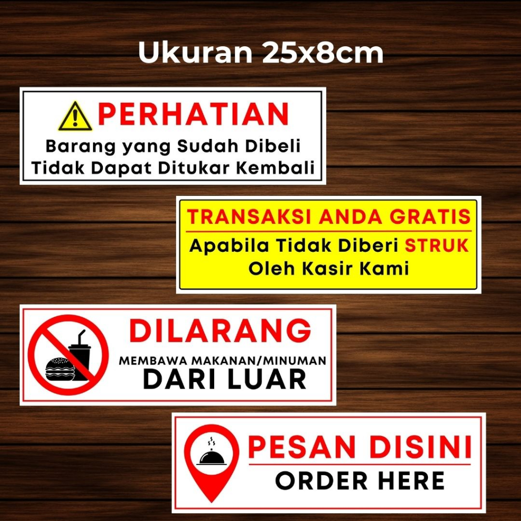 

Stiker Label Barang Yang Sudah Dibeli Tidak Dapat Dikembalikan