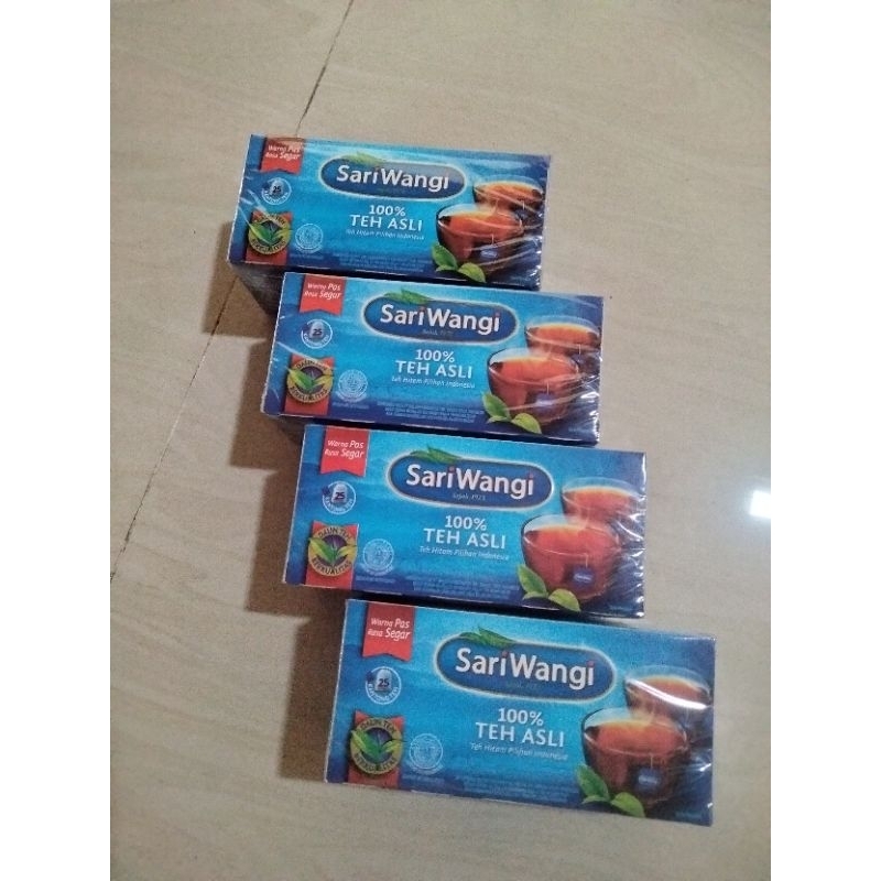 

SARIWANGI KOTAK CELUP 25PCS/SARIWANGI RENTENG 5X5 PCS