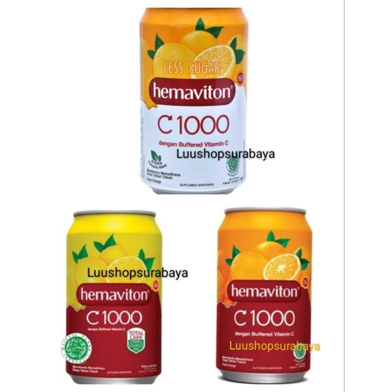 

Hemaviton C1000 Can 330ml Orange/Lemon