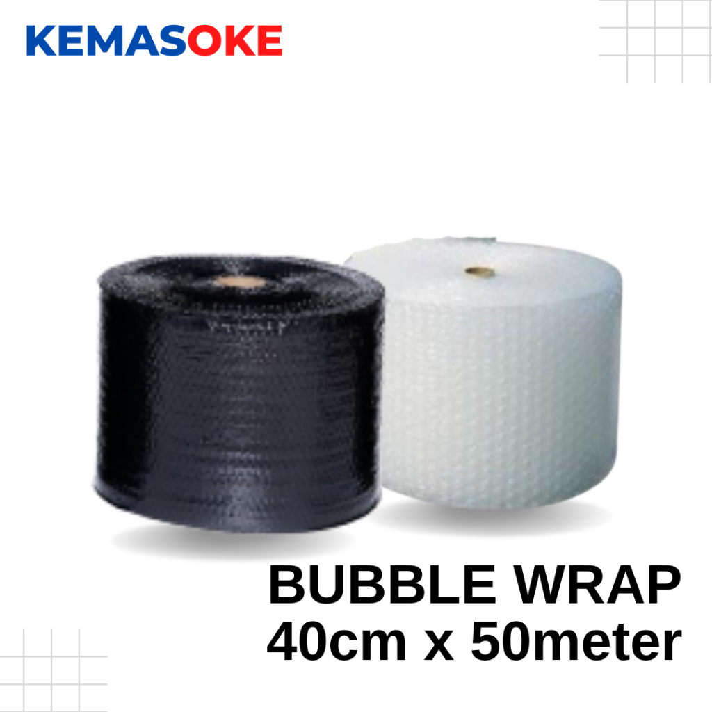 

BUBBLEWRAP BUBBLE WRAP METERAN 40CMX50METER BENING/HITAM