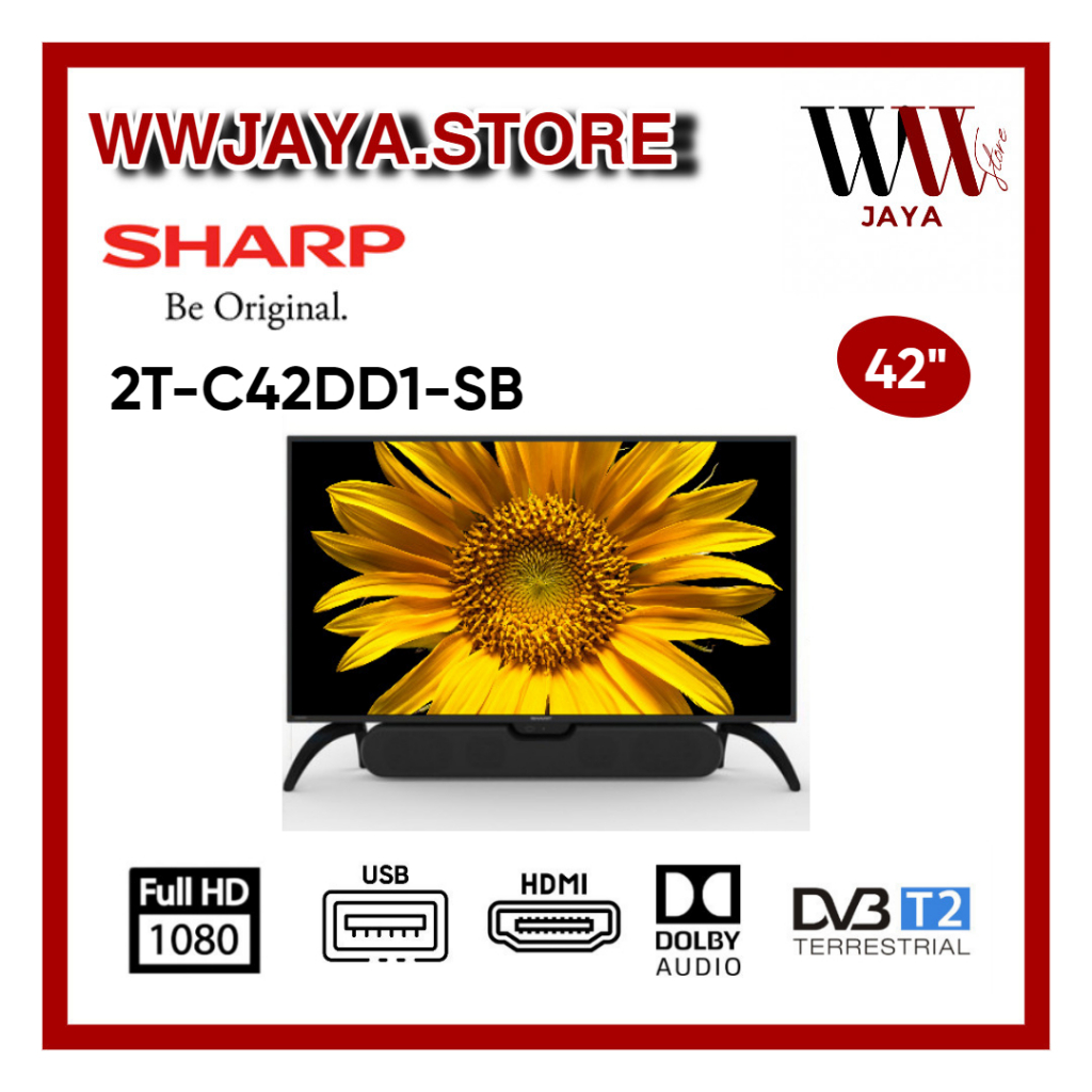 TV LED Digital 42DD1SB LED Sharp 42 Inch Digital TV Soundbar