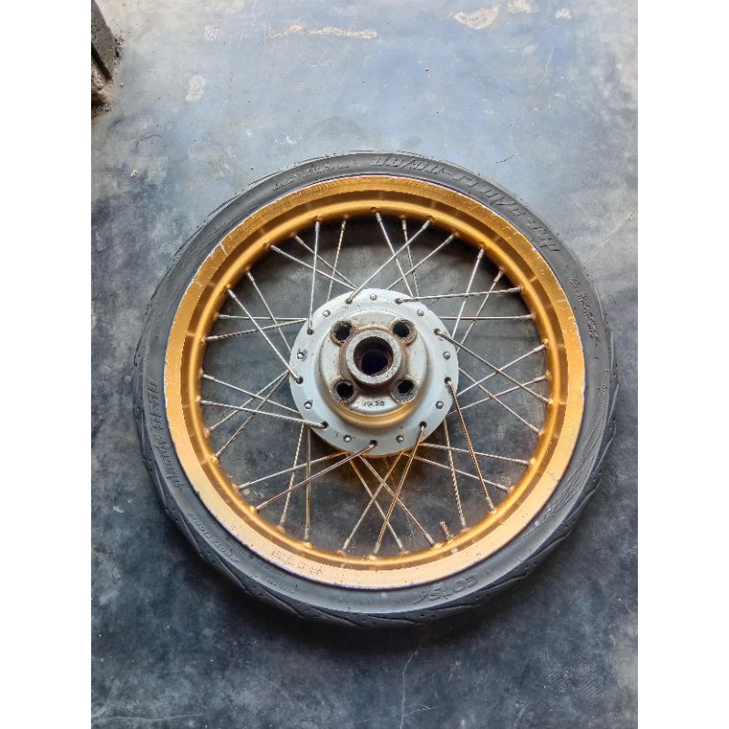 velg set belakang mp primus Rossi gold ukuran 250
