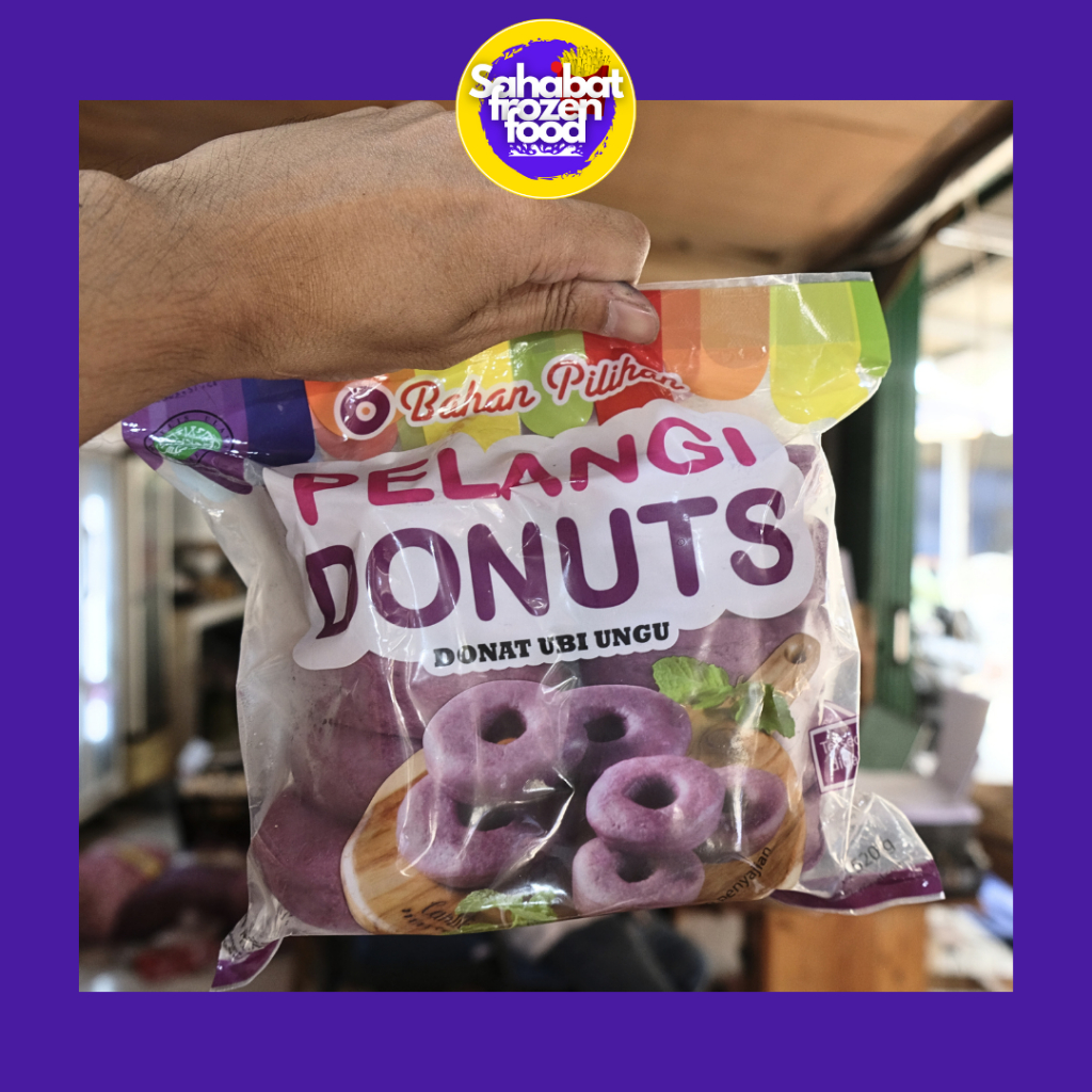 

Pelangi Donuts / Donat Ubi Ungu isi 10pcs