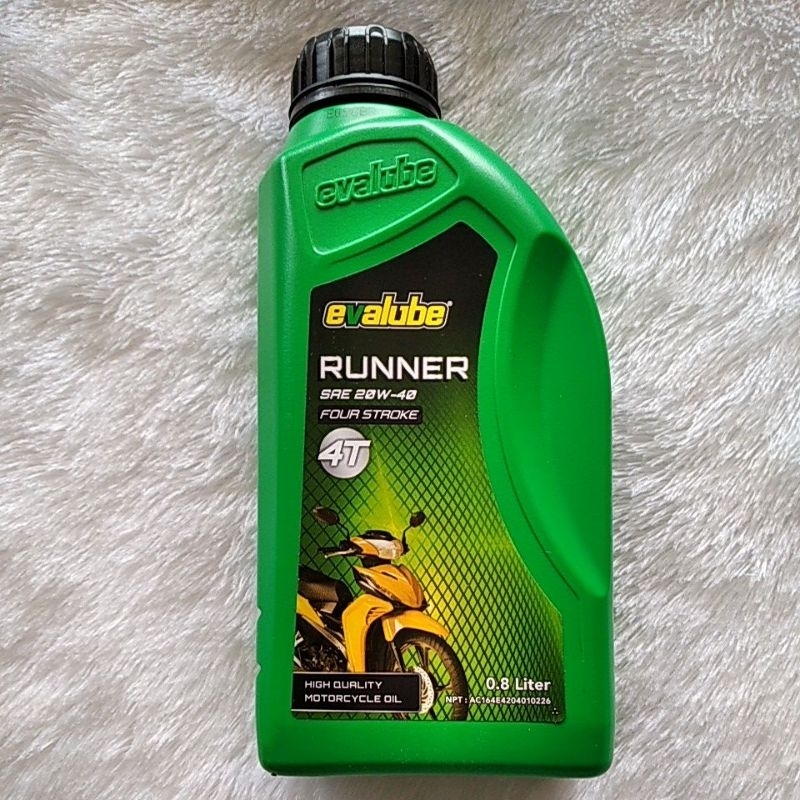 Oli evalube runner 4T 100% asli evalube
