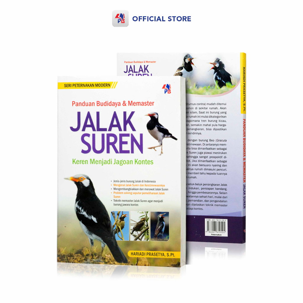 Buku Peternakan Panduan Budidaya Dan Memaster Jalak Suren / Pustaka Baru Press - PB