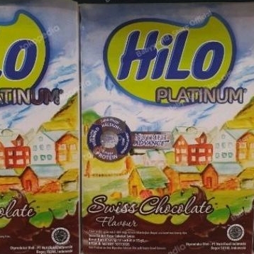

Hilo PLATINUM Swiss Chocolate Coklat susu remaja ( 12sachets ) 420gr.