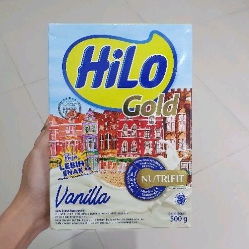 

HILO GOLD susu tinggi kalsium dewasa orang tua ORIGINAL / VANILA / COKLAT 500gr