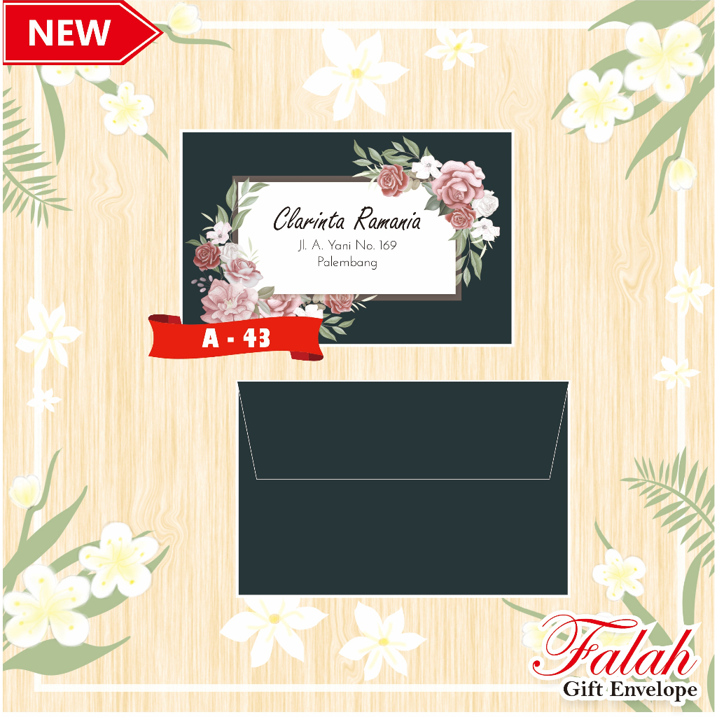 

Amplop Falah Motif A-43 Isi 50 Lembar Tanpa Cetak Tulisan