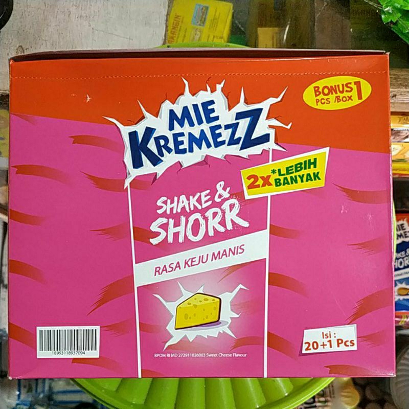 

Mie kremezz shake & shorr isi 20+1 pcs