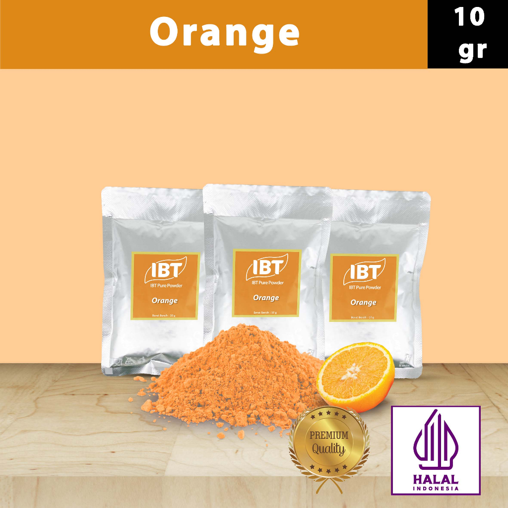 

Pure Orange Powder Impor Taiwan Bubuk Essence Jeruk Murni Kualitas Bagus Sachet