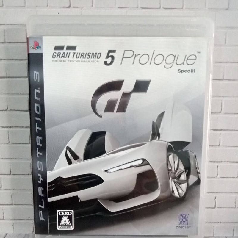 BD CD KASET ORIGINAL PS3 Gran Turismo 5 Prologue Spec III Jpn Bahasa Jepang Lengkap Manual book