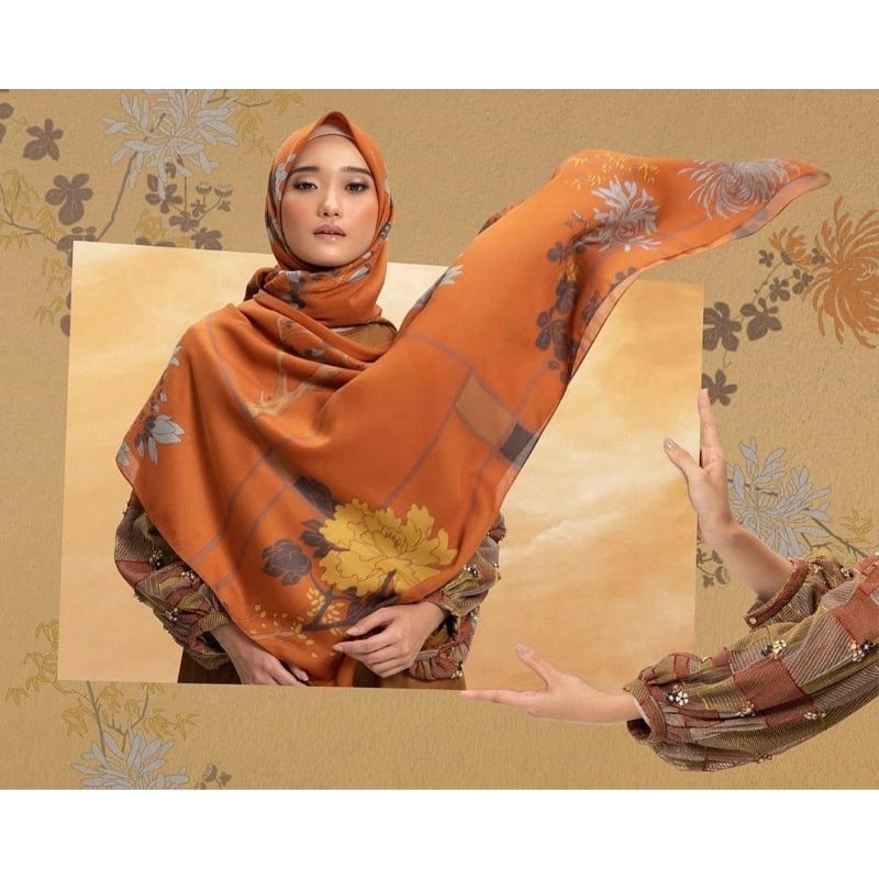 Preloved Scarf Kamiidea Jana Daylily