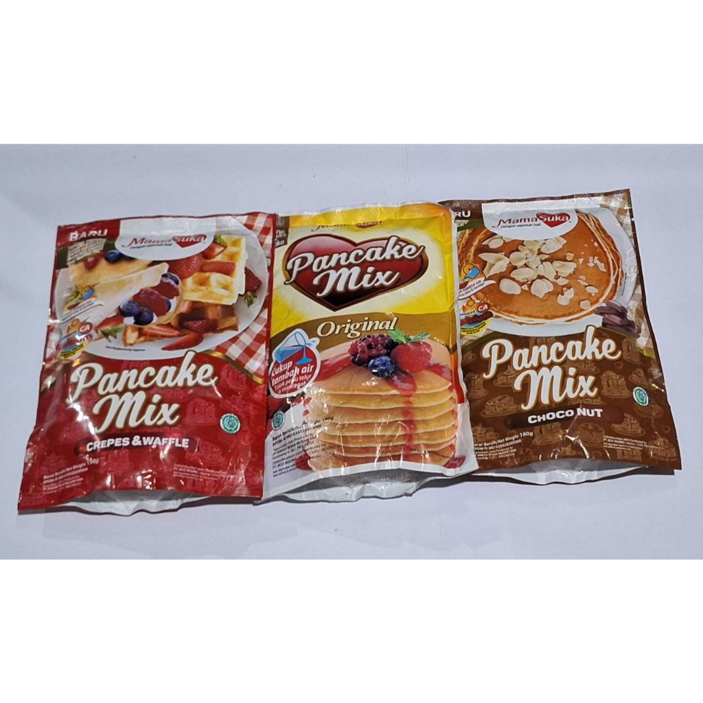 

TEPUNG PANCAKE MIX MAMASUKA 190gr // PUDING MIX CHOCO TRUFFLE CHOCOLATE 145gr (rijek kem