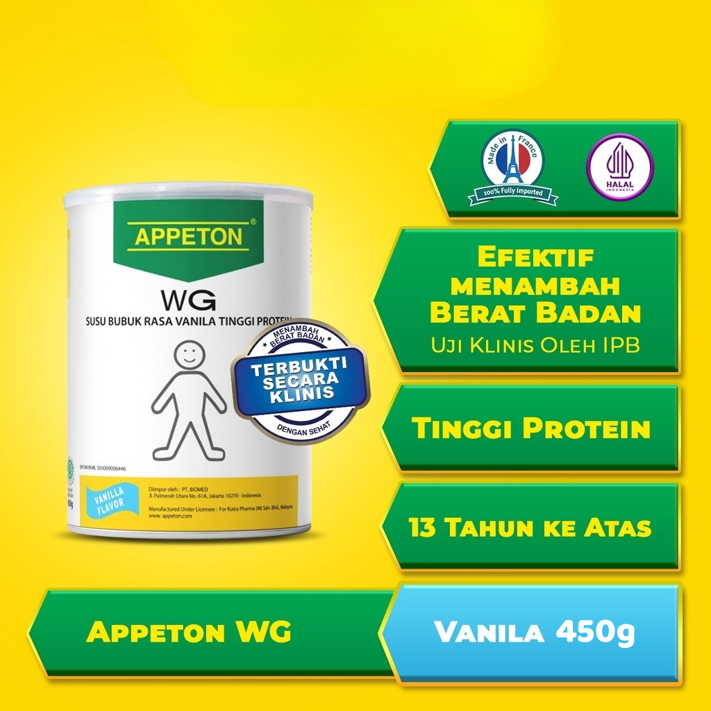 

[450 Gram] Appeton Weight Gain Adult Vanilla | Chocolate 450gr