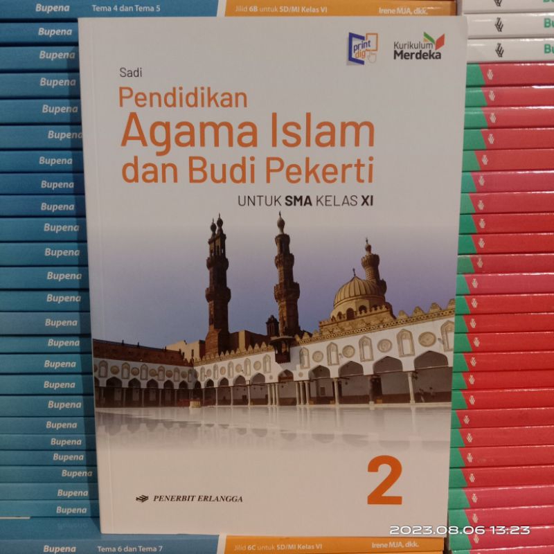 Pendidikan Agama Islam kelas 2 SMA Kurikulum Merdeka Erlangga