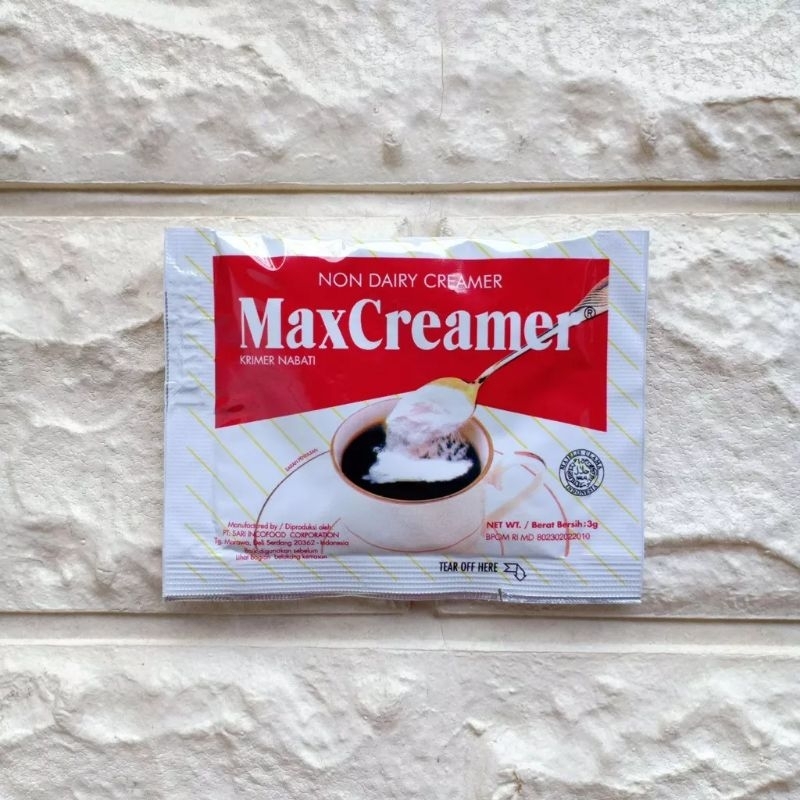 

Max Cremer Non dairy Cremer Sachet 1 pcs 3 gr