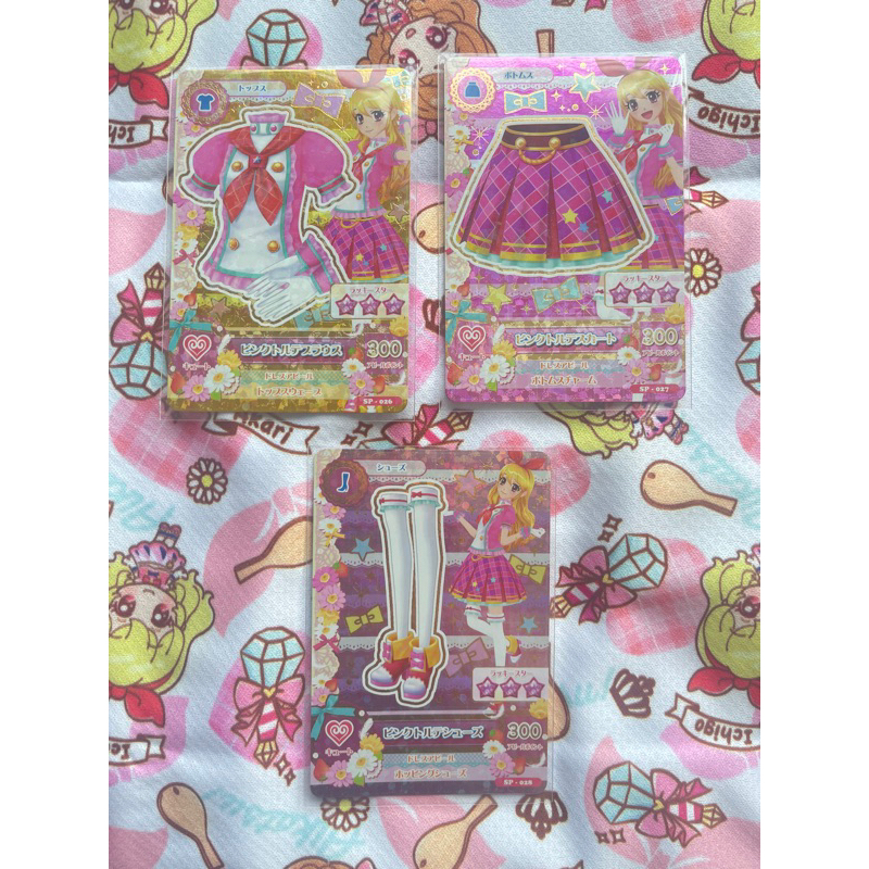 Aikatsu Ichigo Pink Torte Holo Binder Benefit