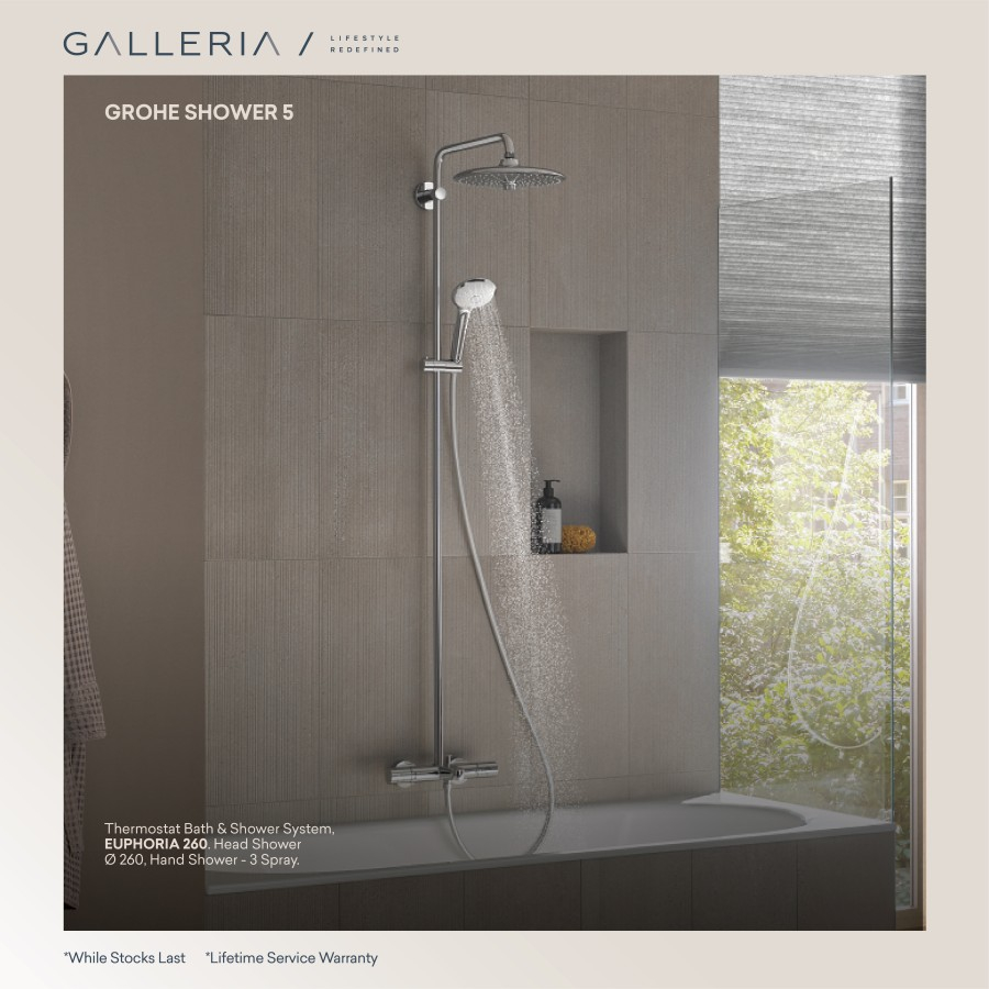 Grohe Euphoria Shower System w/ Thermostat 26114002 / Grohe Shower