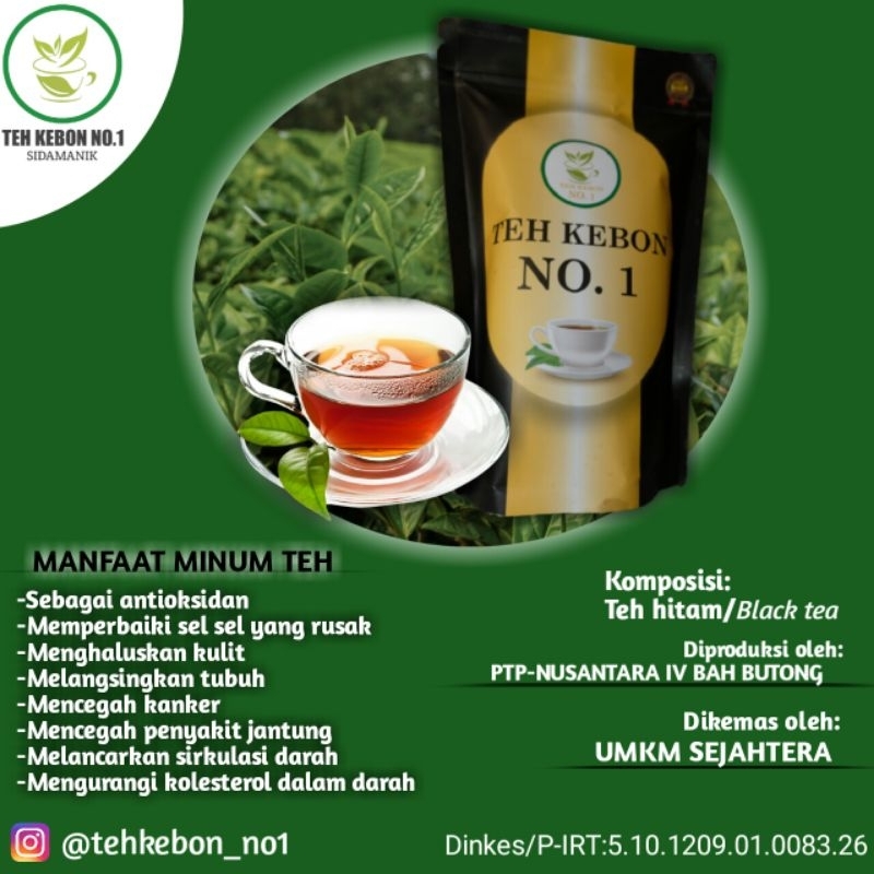 

teh kebon no 1 ukuran 250 gram