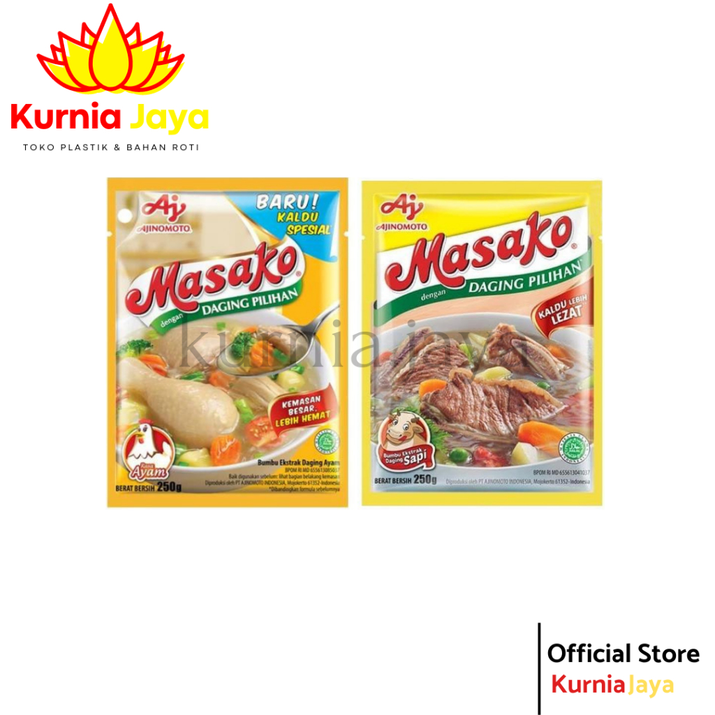 

[ MASAKO ] Bumbu ekstrak 250gr