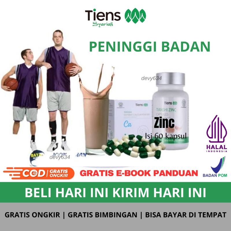 SUPLEMEN PENINGGI PENAMBAH TINGGI BADAN DEWASA DAN REMAJA BPOM