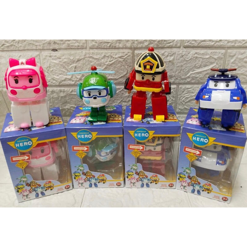 GOGO TOYS - MAINAN ANAK ROBOCAR POLI /  MAINAN ANAK POLICAR JADI ROBOT / ROBO CAR