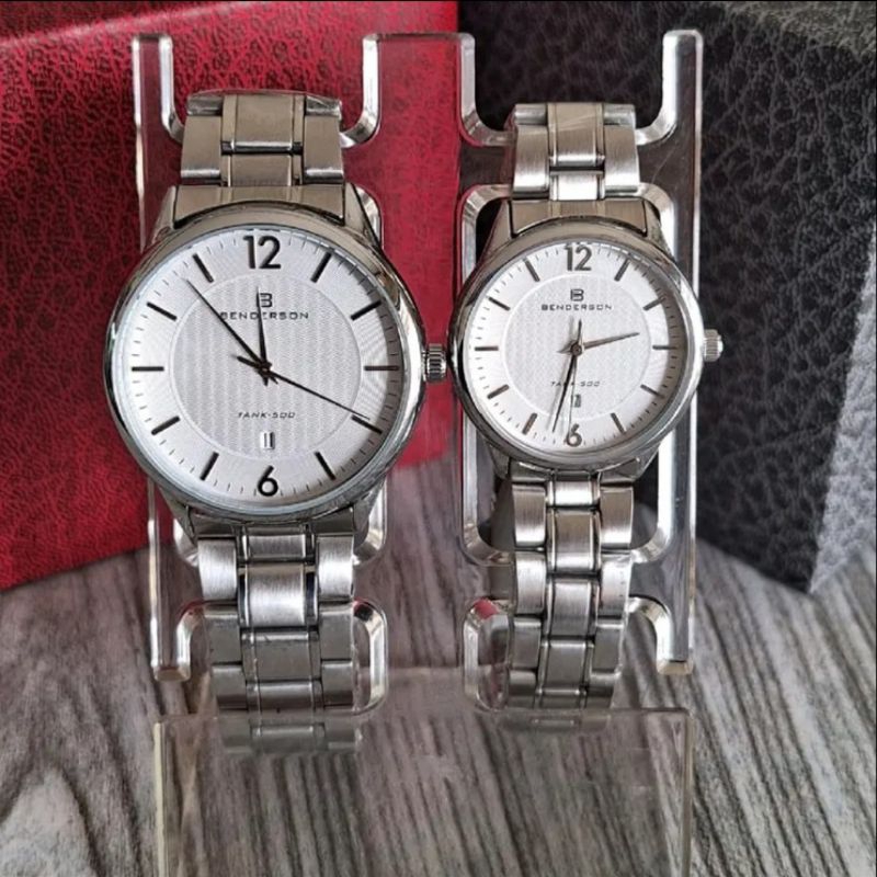 BENDERSON TANK-500 1715L/M JAM TANGAN COUPLE PRIA DAN WANITA